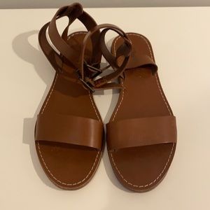 NWOT | Madewell Boardwalk Ankle Strap Sandals | 7